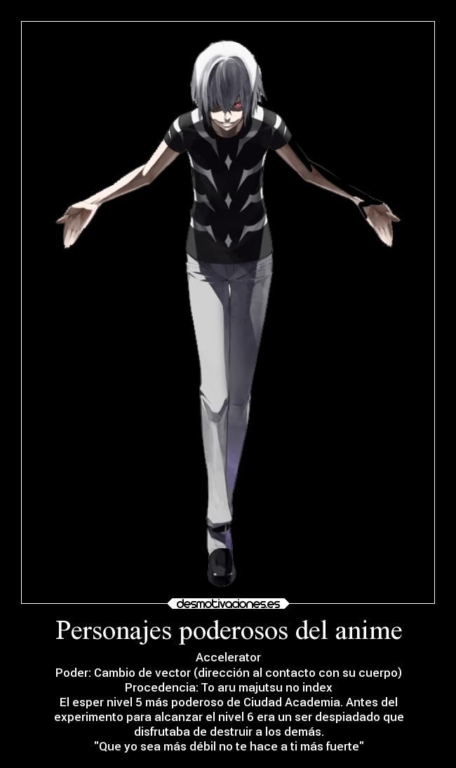 Personajes poderosos del anime -