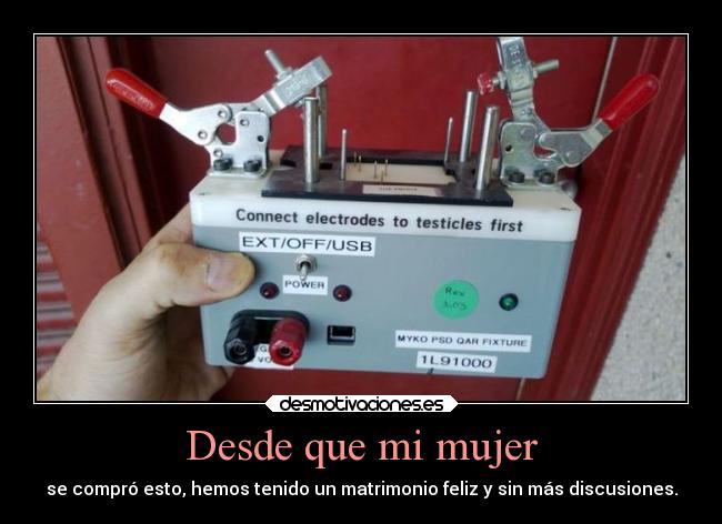 Desde que mi mujer - 