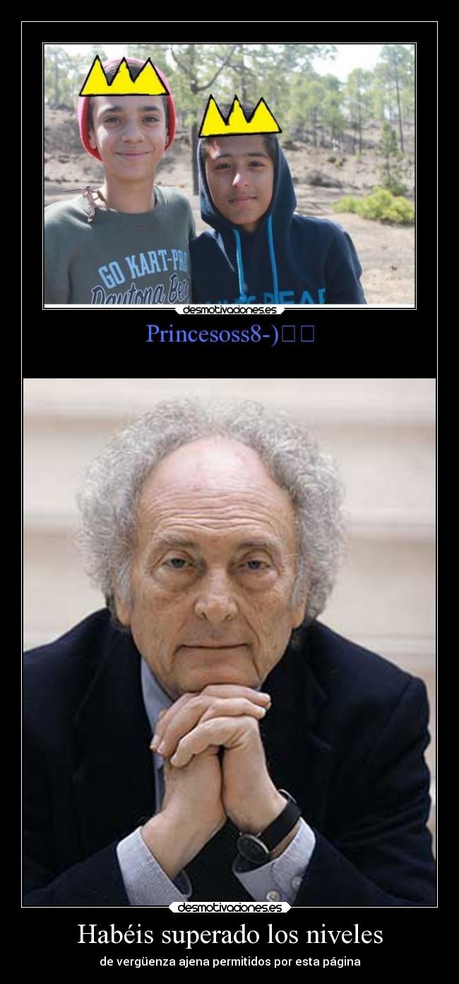 Habéis superado los niveles -