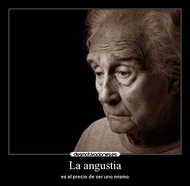 La angustia -