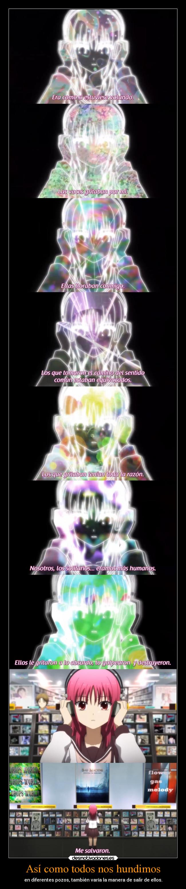 Así como todos nos hundimos -