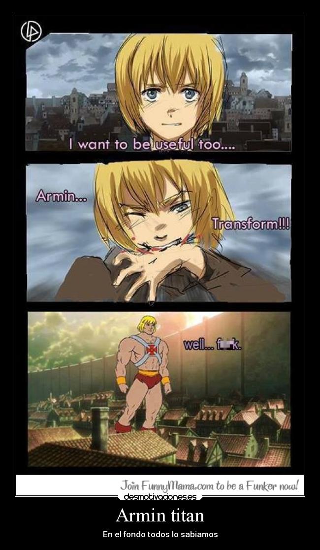 Armin titan - En el fondo todos lo sabiamos