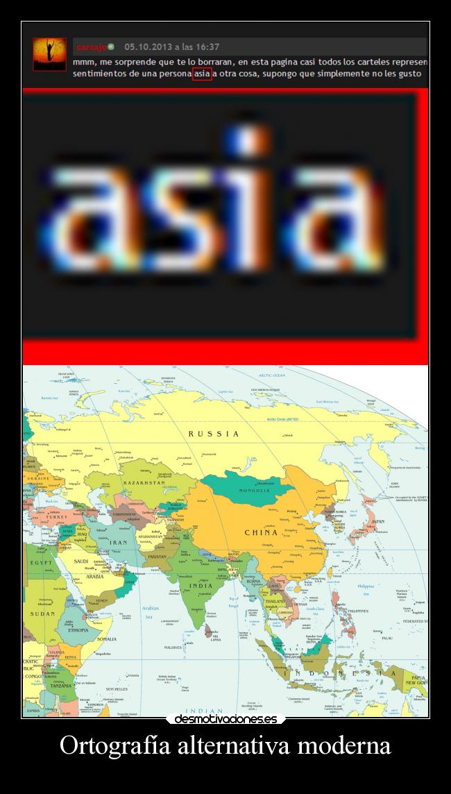 carteles asia hacia chupa mama que derrama desmotivaciones