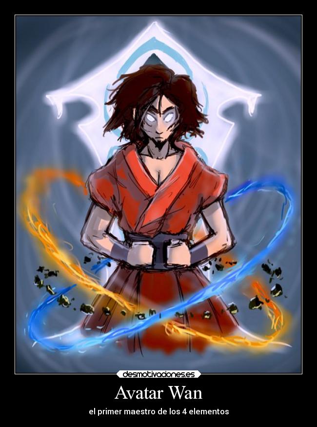 Avatar Wan - el primer maestro de los 4 elementos