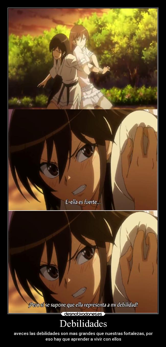 Debilidades - aveces las debilidades son mas grandes que nuestras fortalezas, por
eso hay que aprender a vivir con ellos