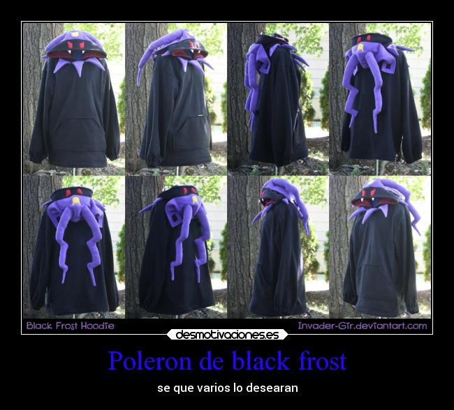 carteles black frost desmotivaciones