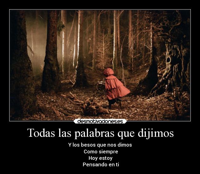 Todas las palabras que dijimos - 