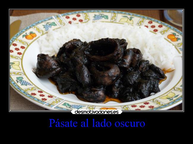 Pásate al lado oscuro - 