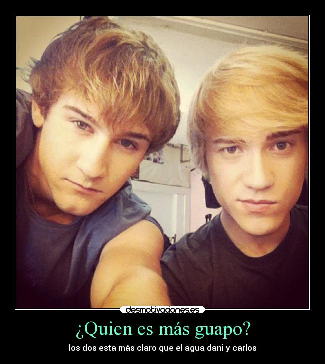 ¿Quien es más guapo? -
