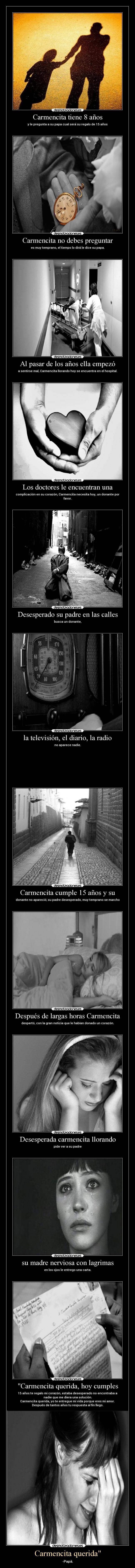 Carmencita querida - -Papá.