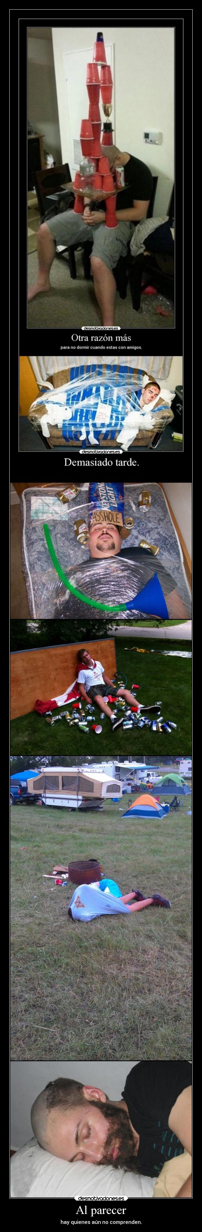 carteles humor dormir con amigos jesshellscythe desmotivaciones