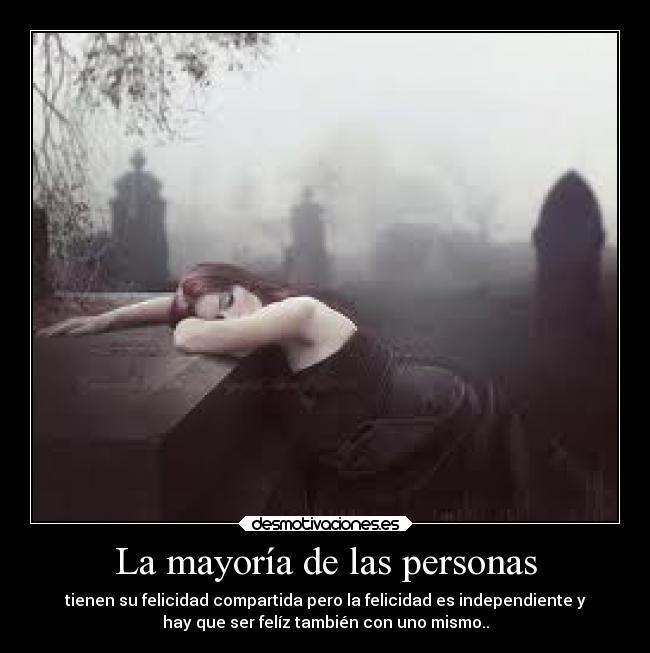 La mayoría de las personas -