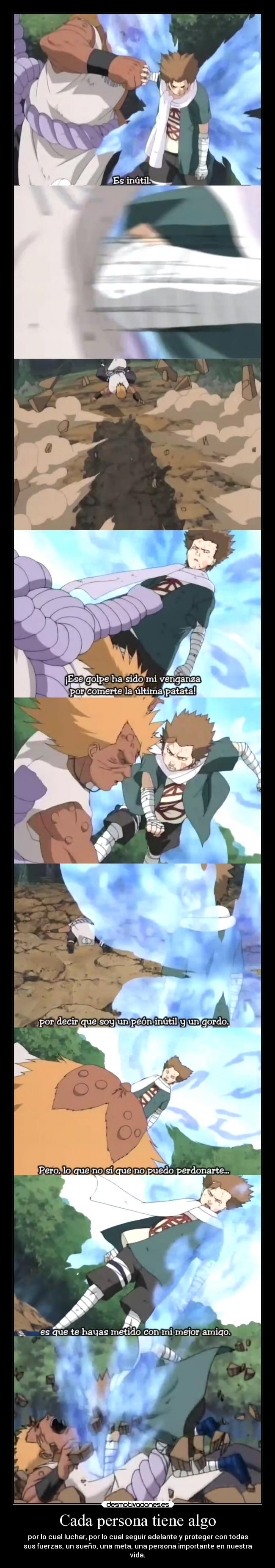 carteles anime naruto persona tener objetivo meta sueno amistad luchar vida caminar avanzar proteger fuerza desmotivaciones