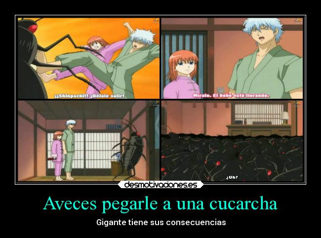 carteles anime desmotivaciones