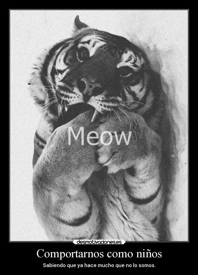 Comportarnos como niños - 