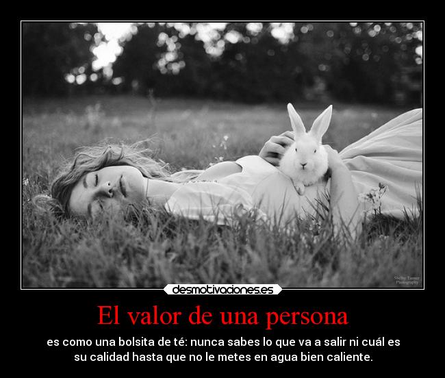 El valor de una persona - 