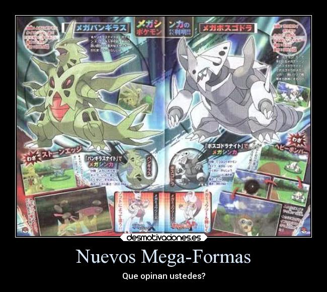 Nuevos Mega-Formas -