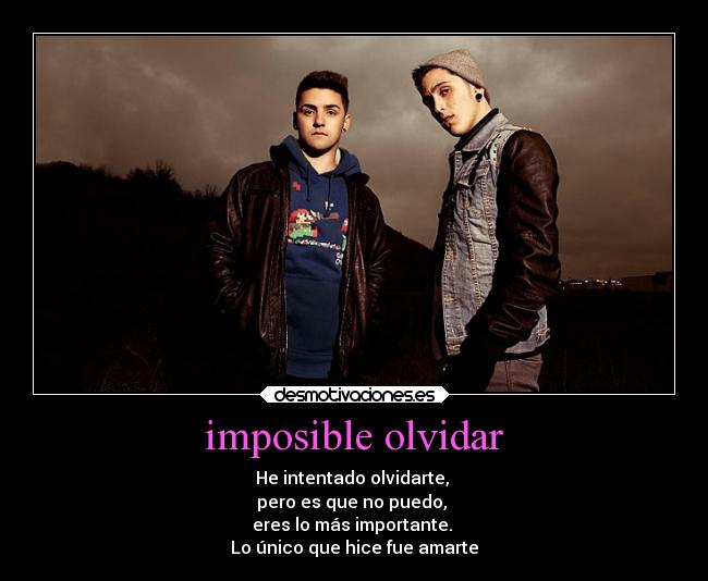 imposible olvidar - 