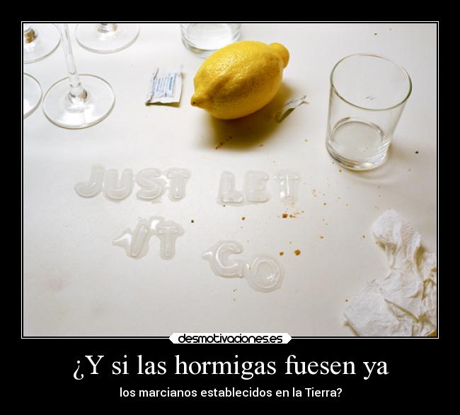 ¿Y si las hormigas fuesen ya - los marcianos establecidos en la Tierra?