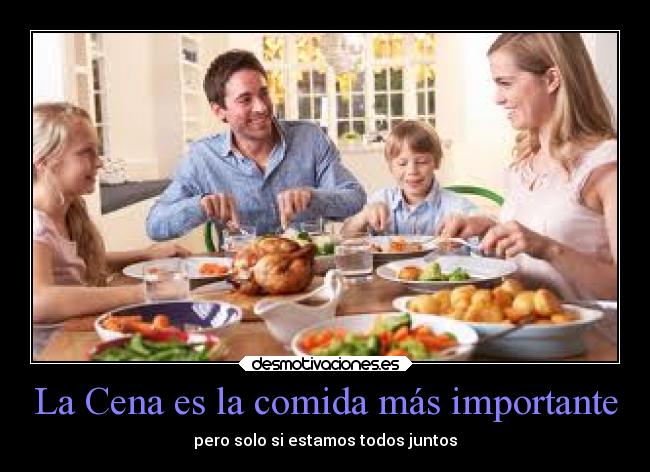 carteles comida familia desmotivaciones