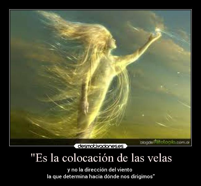 Es la colocación de las velas - 