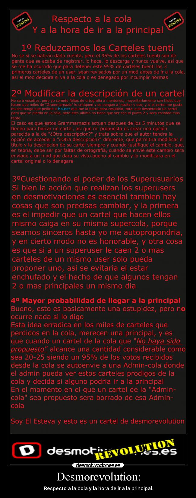 carteles desmorevolution esteva cola principal mis hijas llamaran arya esteva lucina esteva desmotivaciones