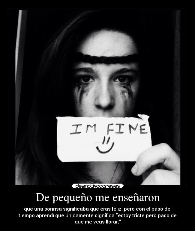 De pequeño me enseñaron -