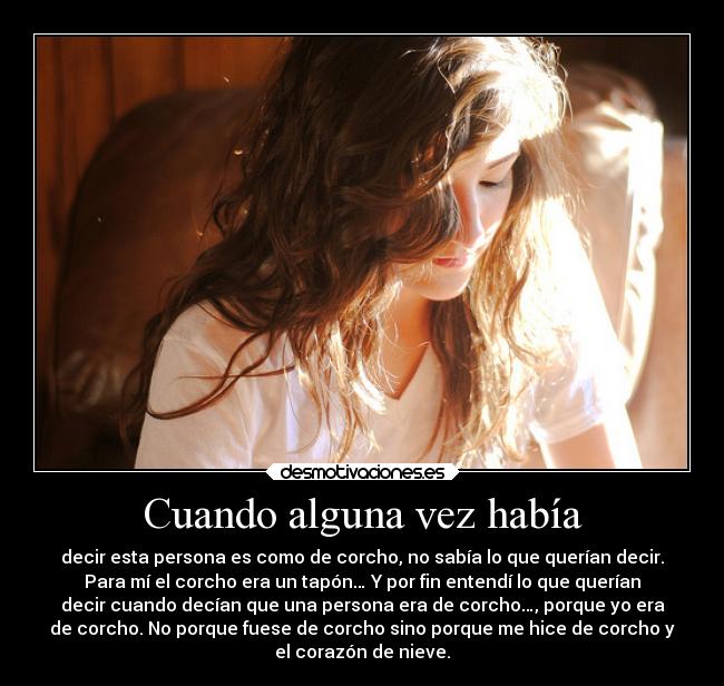 carteles habia oidocorcho persona corcho alguna vez tapon desmotivaciones