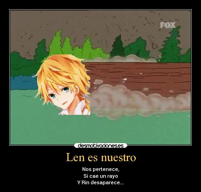 carteles vocaloid len rin kagamine los simpson lisa desmotivaciones