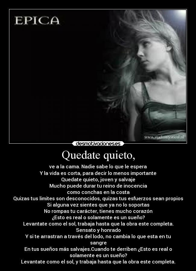 Quedate quieto, -