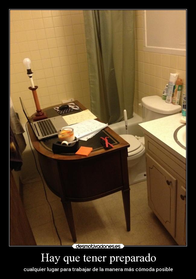 Hay que tener preparado - 