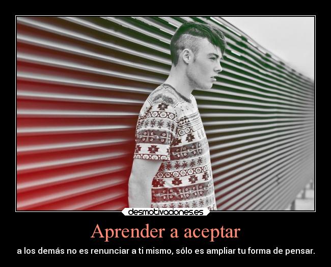 Aprender a aceptar - 