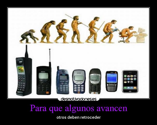 Para que algunos avancen - otros deben retroceder