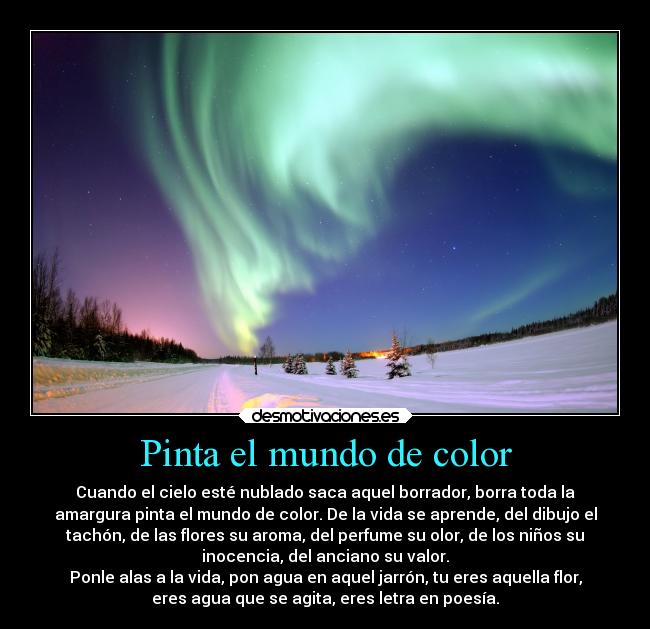 Pinta el mundo de color -