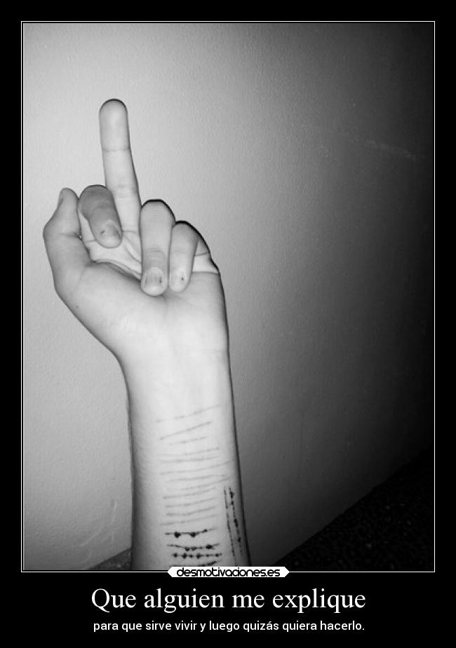 Que alguien me explique - 