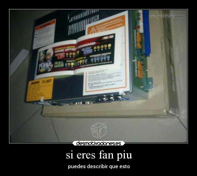 si eres fan piu - puedes describir que esto