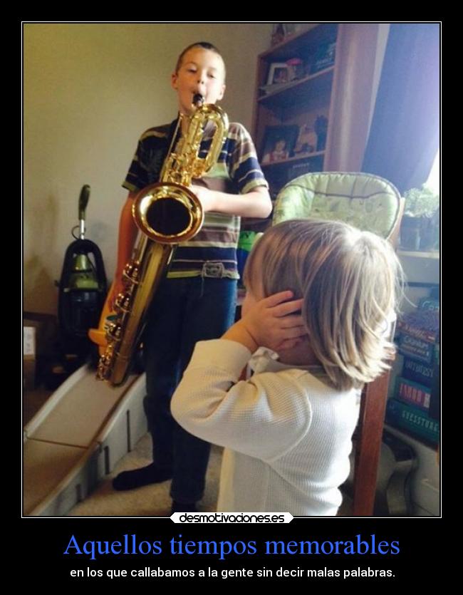 Aquellos tiempos memorables - en los que callabamos a la gente sin decir malas palabras.