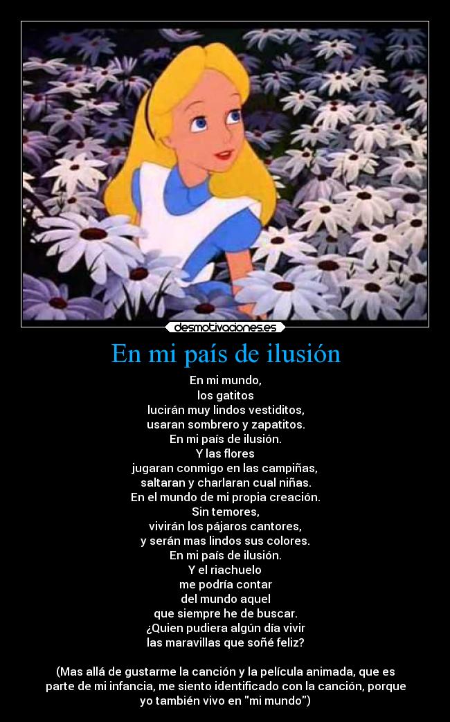 carteles musica infancia con primera unica alicia pais las maravillas mundo desmotivaciones