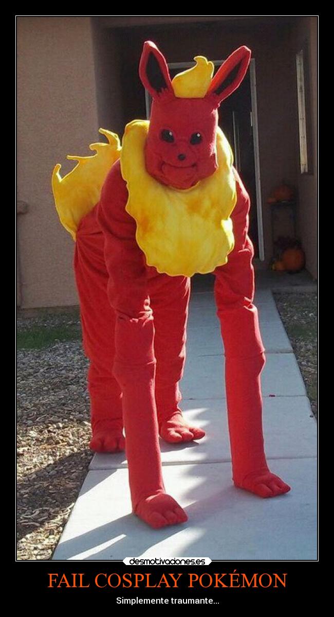 FAIL COSPLAY POKÉMON - Simplemente traumante...