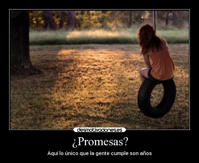 ¿Promesas? - 