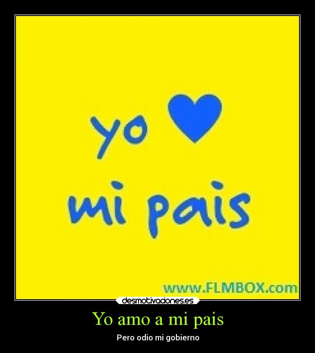 Yo amo a mi pais - 