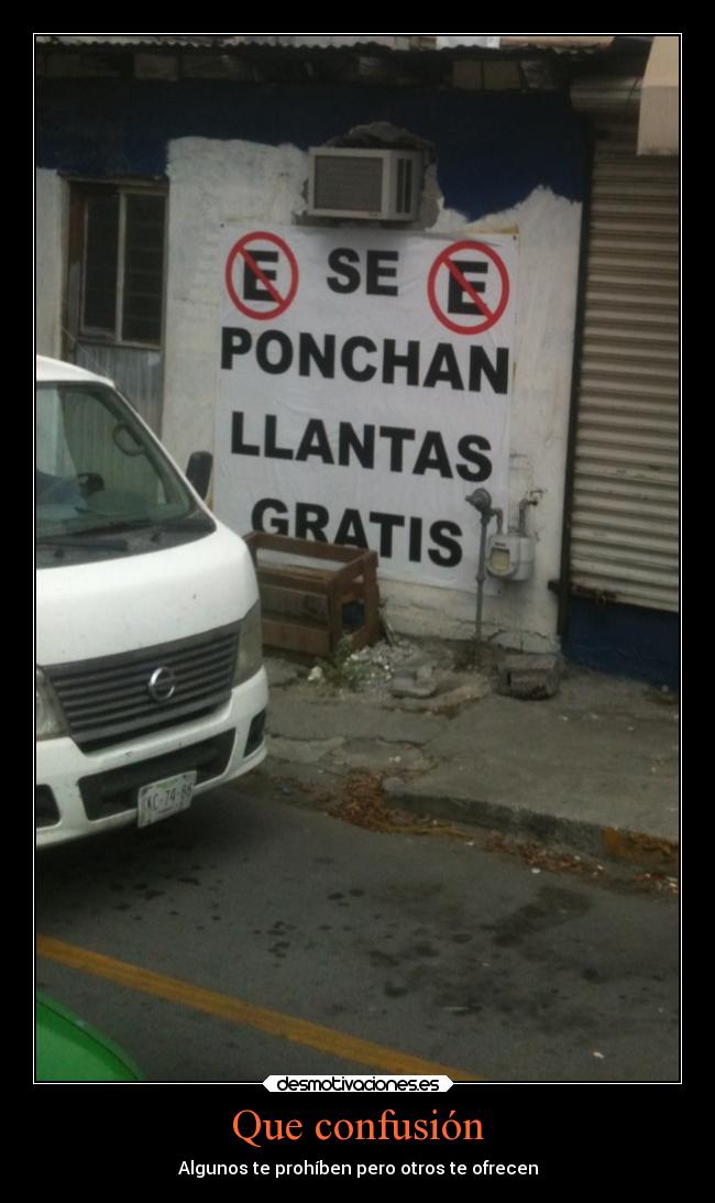 carteles que confusion desmotivaciones