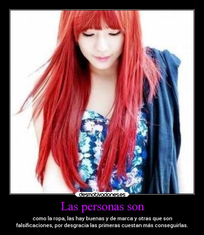 Las personas son - 