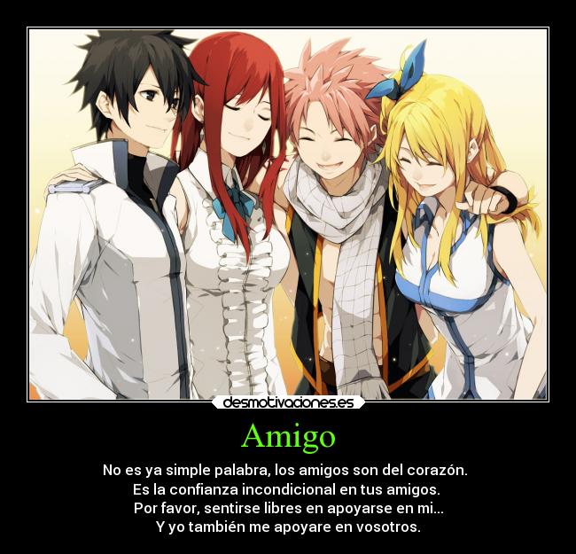 carteles anime fairy tail desmotivaciones
