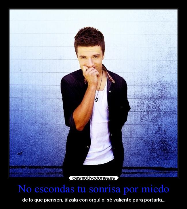 No escondas tu sonrisa por miedo -