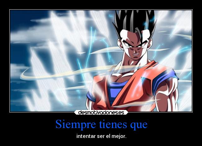 carteles dragon ball gohan desmotivaciones