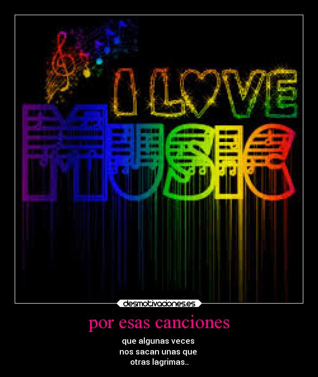por esas canciones -