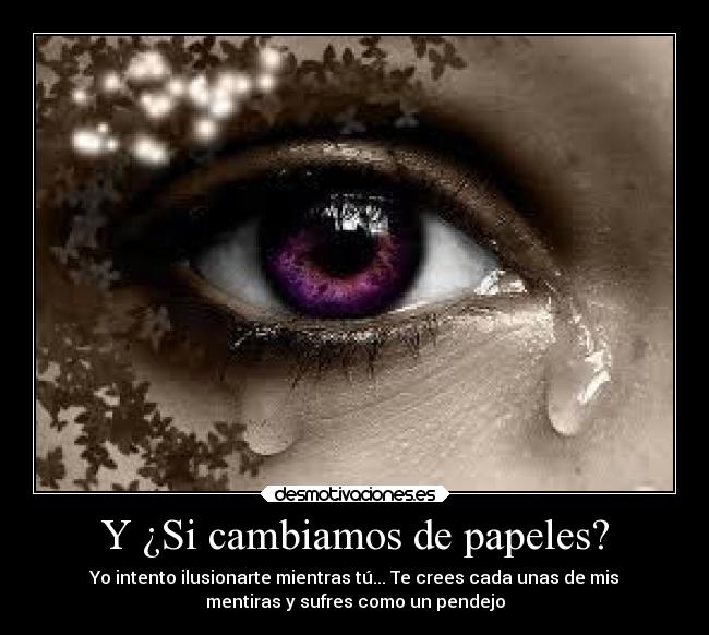 Y ¿Si cambiamos de papeles? -