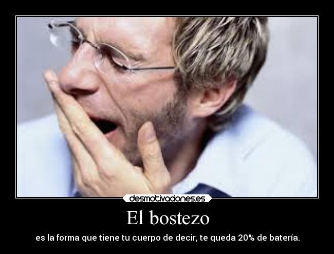 El bostezo -