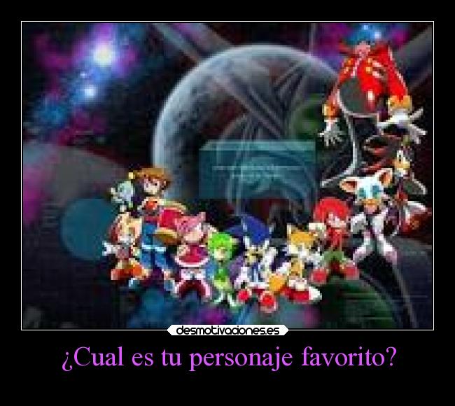 ¿Cual es tu personaje favorito? -
